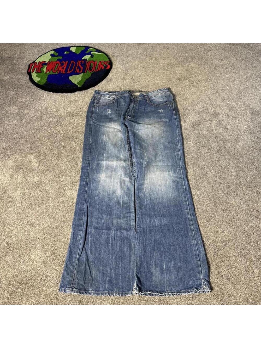 y2k vintage baggy modern culture denim jeans